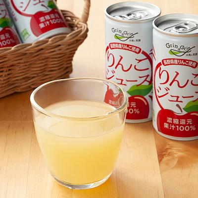 信州産　果汁１００％りんごジュース（濃縮還元）　２０缶